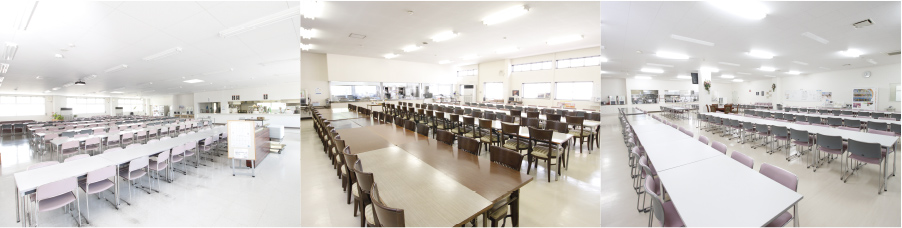 株式会社ミラプロ様の本社・山梨工場・若草工場にて社員食堂の運営を展開しています